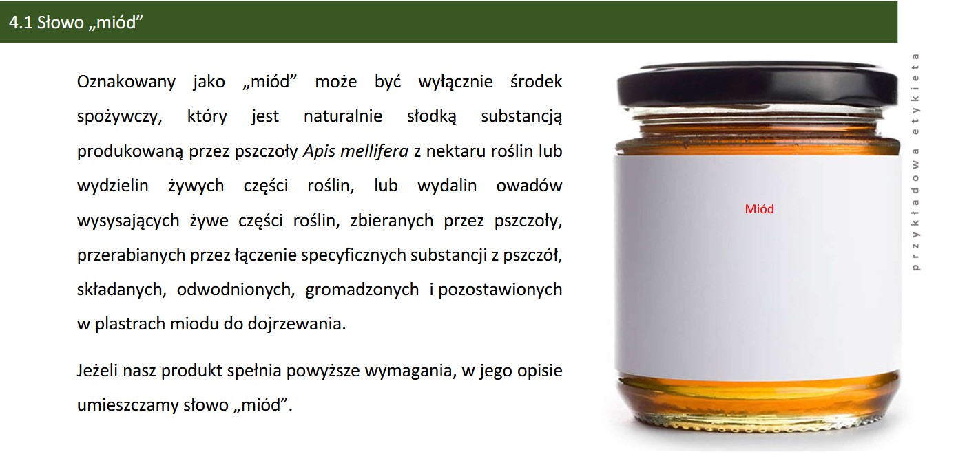 znakowanie miodu